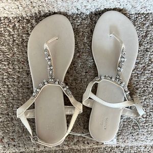 Brand new with tags - cute bridal sandals!